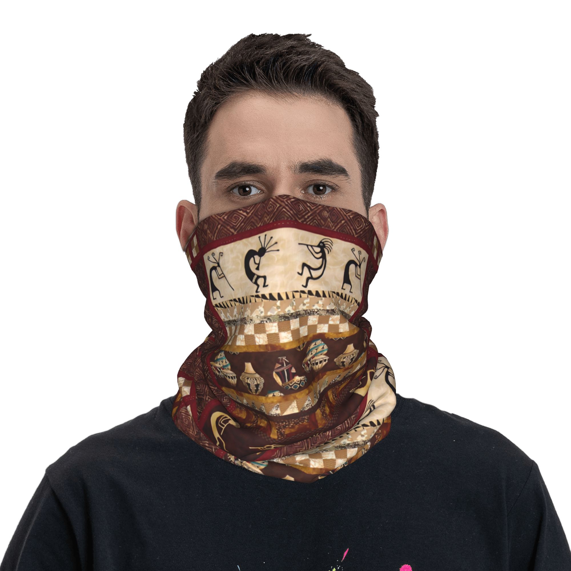 Custom Kokopelli Winter Headba - Ethnic Fashion For Men 리뷰 및 가격
