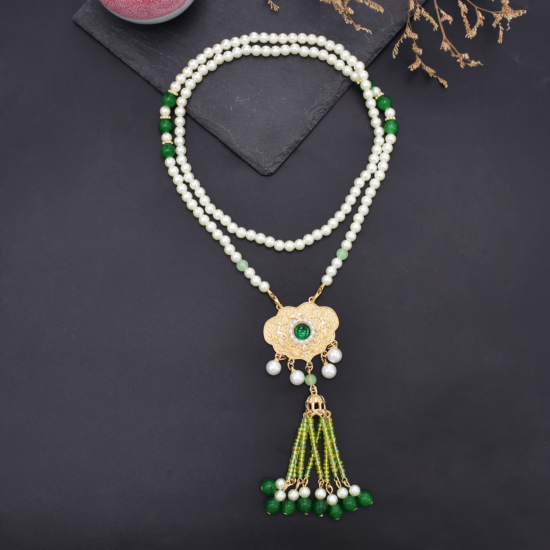 Bohojewelry Store 트렌디 한 레드 비즈  - Ethnic Fashion Store 리뷰 및 가격