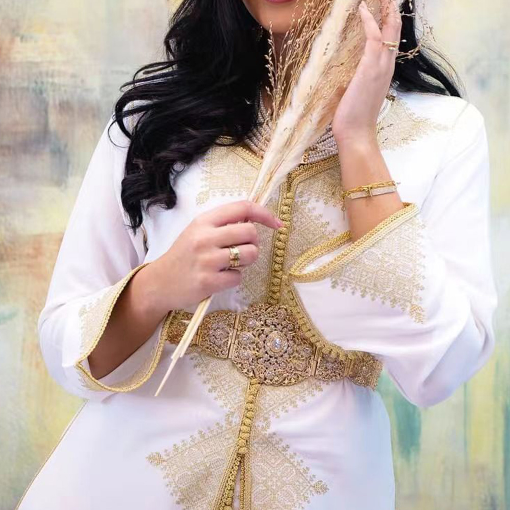 Sunspicems 여성용 와이드 모로코 벨트, 카프탄 - Ethnic Fashion Wear 리뷰 및 가격