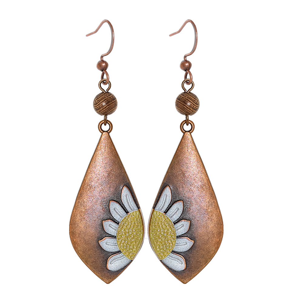 보헤미아 빈티지 에스닉 레트로 앤틱 구리 드롭 귀걸이  - Ethnic Fashion Trends 2026 리뷰 및 가격